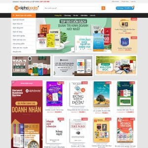 Mẫu website bán sách