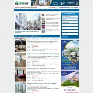 Mẫu website bất động sản 033