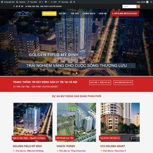 Mẫu website bất động sản 03