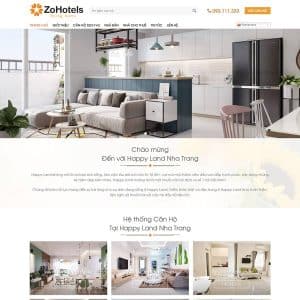 Mẫu website bất động sản 36