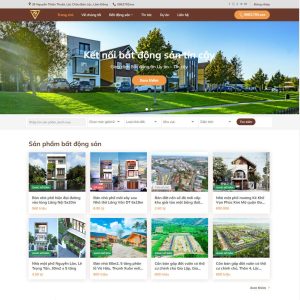 Mẫu website bất động sản 59