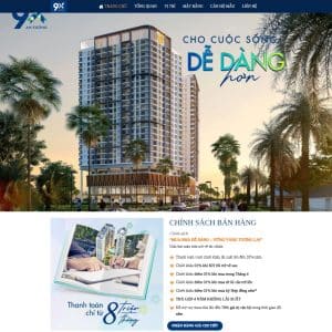 Mẫu website landing page bất động sản 65