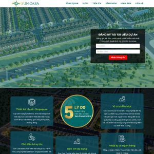 Mẫu website landing page bất động sản 66