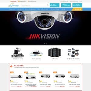 Mẫu website flatsome bán camera 02