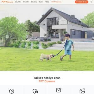 Mẫu website bán camera