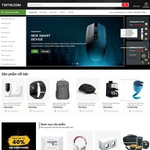 Mẫu website công nghệ 01