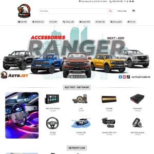 Mẫu website đồ chơi xe 03
