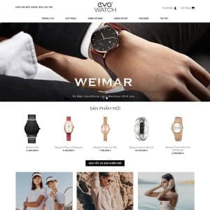 Alternative view of Mẫu website Flatsome bán đồng hồ