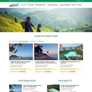 Mẫu website du lịch 11