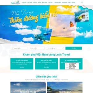 Mẫu website du lịch 18