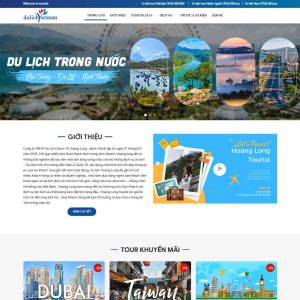 Mẫu website du lịch 22