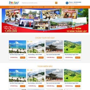 Mẫu website du lịch cao cấp 07