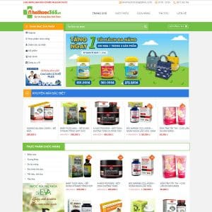 Mẫu website công ty dược phẩm
