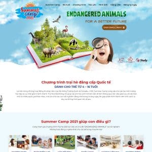 Mẫu website giáo dục 010