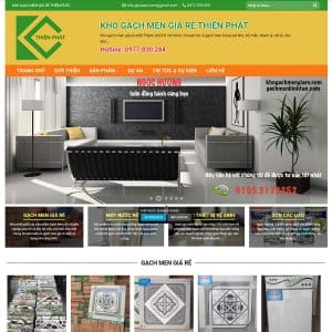 Mẫu website bán gạch men