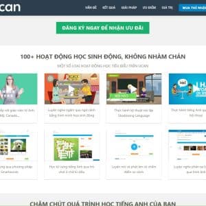 Alternative view of Mẫu website khóa học online 01
