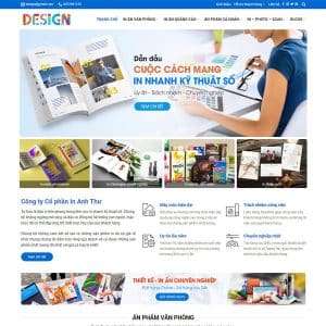 Mẫu website in ấn 02