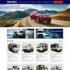 Mẫu website Isuzu