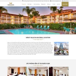 Mẫu website flatsome giới thiệu khách sạn 02