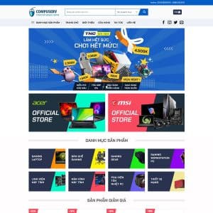 Mẫu website máy tính 05