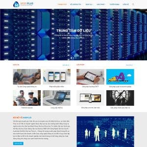 Mẫu website trung tâm dữ liệu
