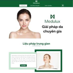 Mẫu website landing page mỹ phẩm