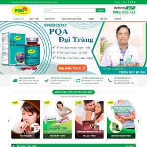 Mẫu website nhà thuốc 03