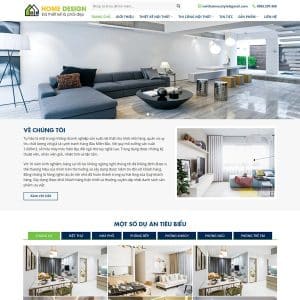 Mẫu website nội thất 18
