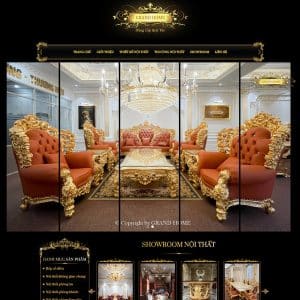 Mẫu website nội thất 23