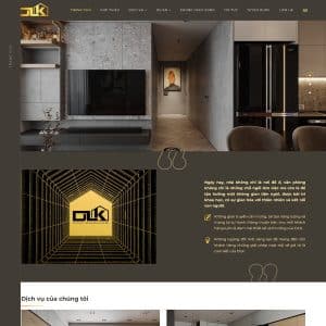 Mẫu website nội thất 25