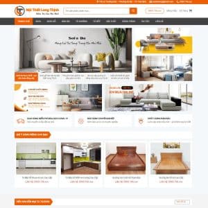 Mẫu website nội thất 38