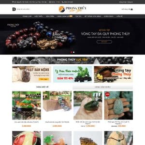 Mẫu website flatsome phong thủy 01