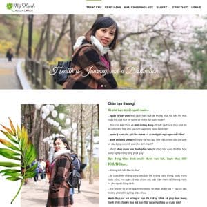 Mẫu website giới thiệu profile cá nhân