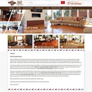 Mẫu website bán đồ gỗ