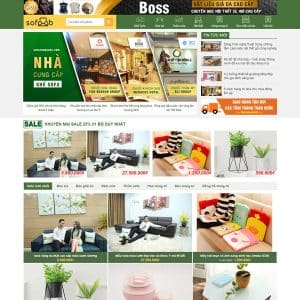Mẫu website bán ghế sofa