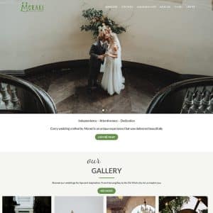 Mẫu website studio ảnh cưới