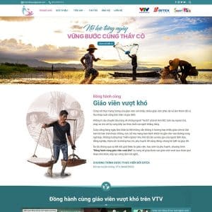 Mẫu website tổ chức sự kiện 02