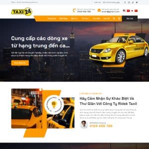 Mẫu website taxi 04