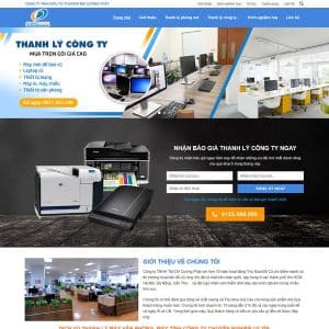 Mẫu website dịch vụ thanh lý 03