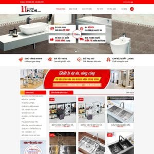 Mẫu website bán thiết bị vệ sinh 01