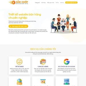 Mẫu website dịch vụ thiết kế web 03