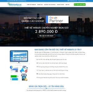 Mẫu website công ty thiết kế web 06