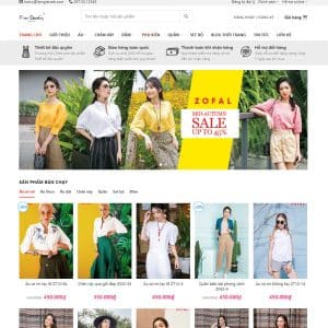 Mẫu website thời trang 18