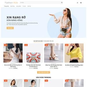 Mẫu website thời trang 07