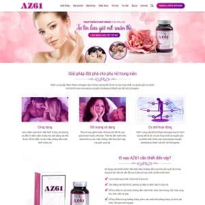 Mẫu website flatsome thực phẩm chức năng 03