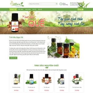 Alternative view of Mẫu website thực phẩm chức năng 07