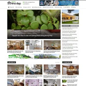 Mẫu website flatsome tin tức