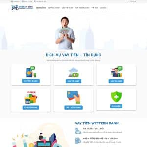 Mẫu website dịch vụ tài chính 01