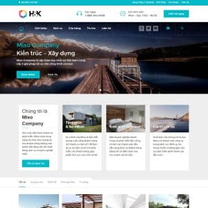 Mẫu website xây dựng 06