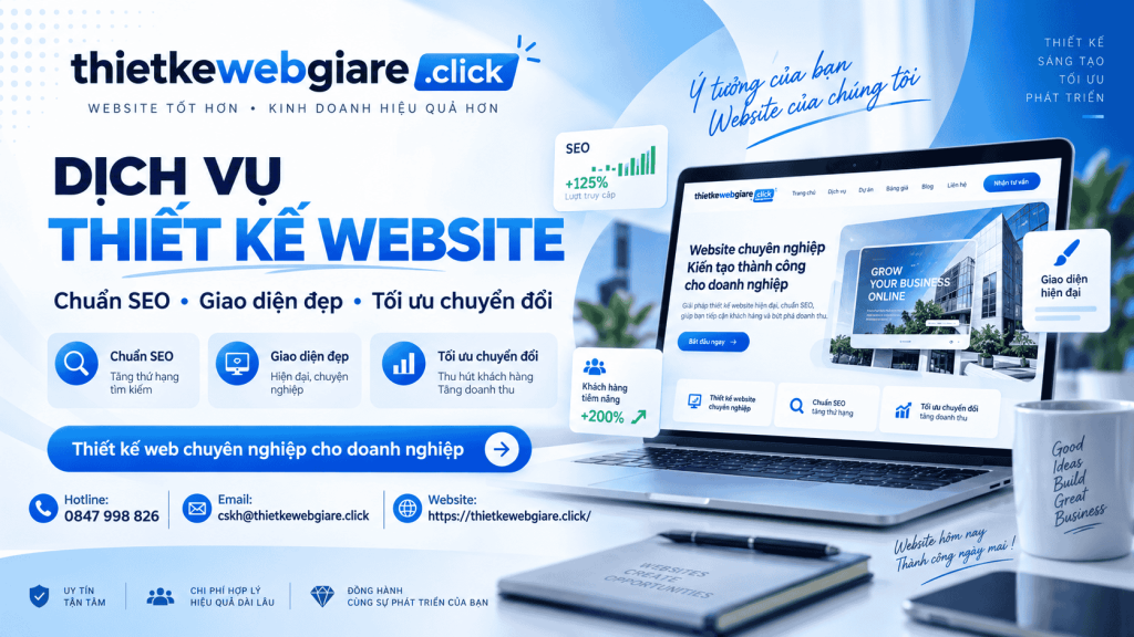 Dịch Vụ Thiết Kế Website Chuyên Nghiệp